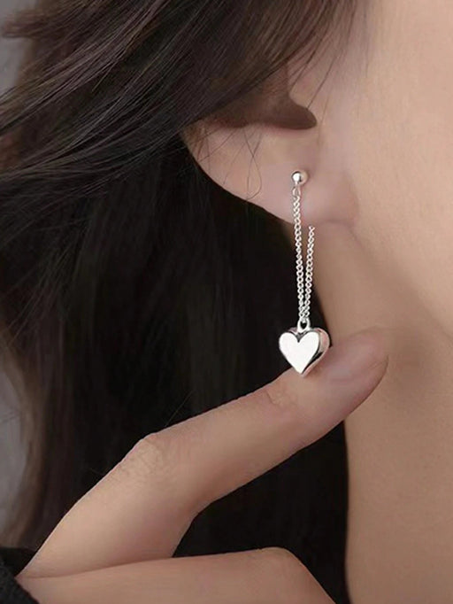 SHEIN Aretes de gota en forma de corazón, regalos de joyas - Quierox - Tienda Online