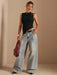 SHEIN BAE Blusa casual de mujer de unicolor, sin mangas y con pliegues - Quierox - Tienda Online