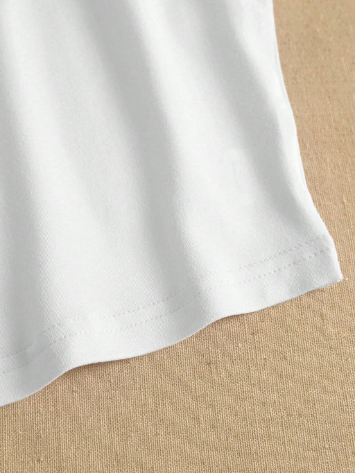 SHEIN BamGlam Camiseta sin mangas informal estampada de moda para mujer - Quierox - Tienda Online