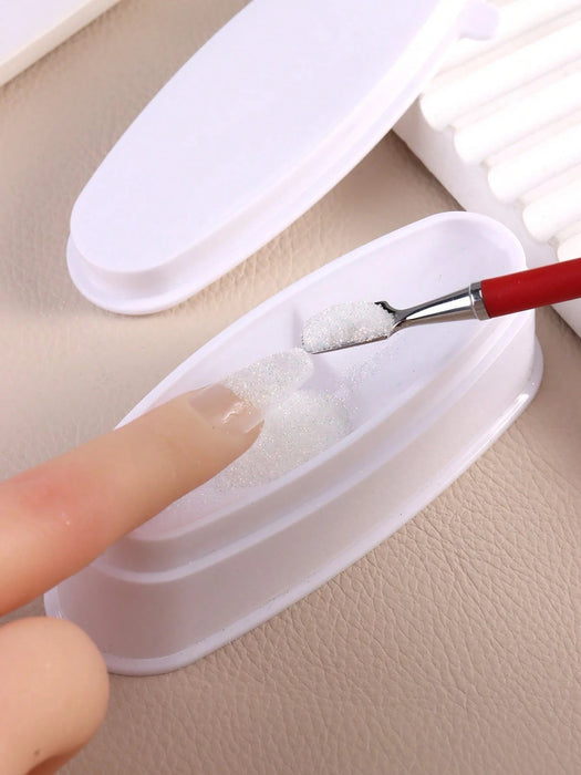 SHEIN Bandeja para polvos de inmersión, bandeja para uñas francesas - Quierox - Tienda Online