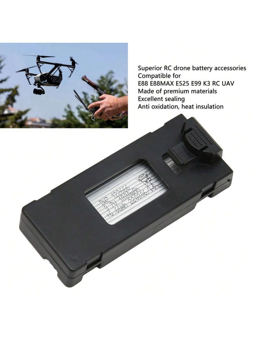 Shein Batería de litio profesional para dron RC, 3,7 V, 1800 mAh, para control remoto UAV, compatible con E88, E88MAX, E525, E99 y K3. - Quierox - Tienda Online