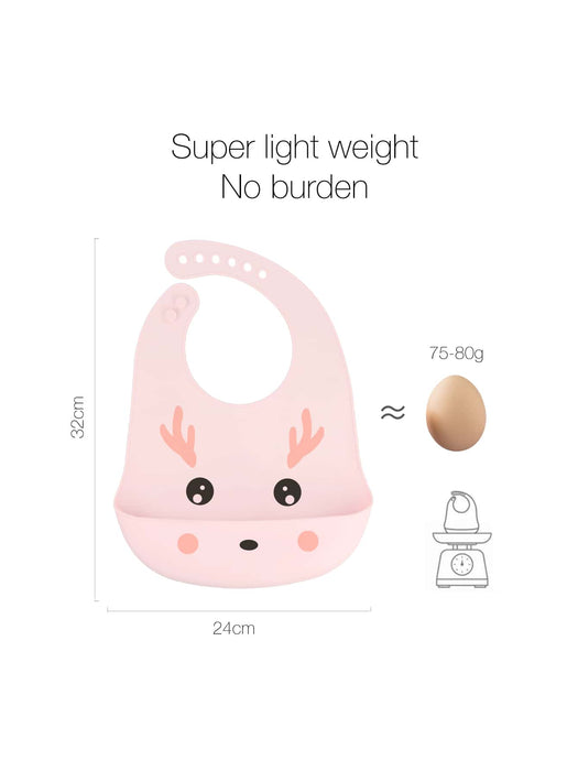 SHEIN Bebé 1 pieza Babero con patrón de ciervo - Quierox - Tienda Online