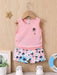 SHEIN Bebé niño Top tank con estampado de árbol de coco & Shorts - Quierox - Tienda Online