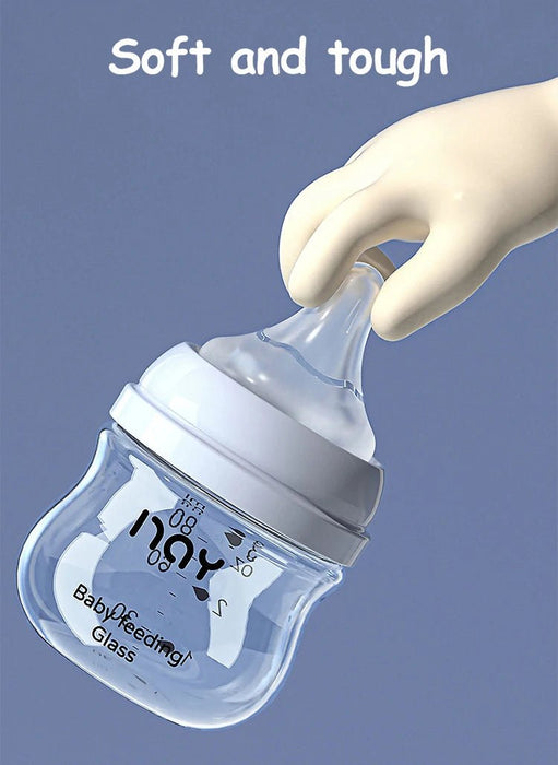 Shein Biberon o botella de vidrio para recién nacidos de 80 ml, verde - Quierox - Tienda Online