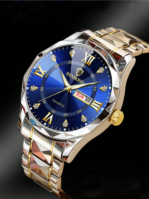 Shein BINBOND Reloj de lujo para hombre - Quierox - Tienda Online