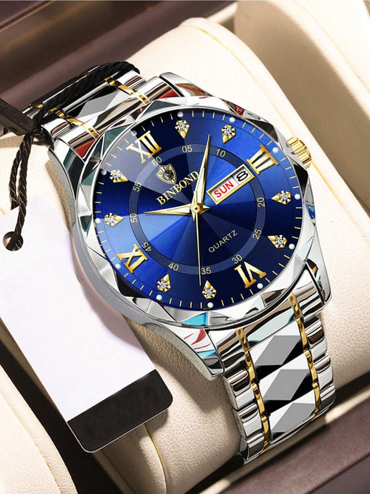 Shein BINBOND Reloj de lujo para hombre - Quierox - Tienda Online