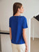 SHEIN Blusa con detalles de pierdas en el cuello para mujer - Quierox - Tienda Online