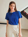 SHEIN Blusa con detalles de pierdas en el cuello para mujer - Quierox - Tienda Online