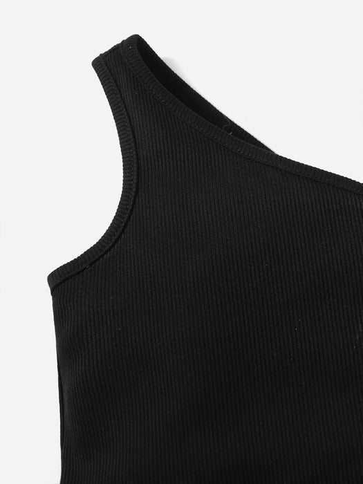 SHEIN Blusa Para Bebé De Un Hombro Para Niña - Quierox - Tienda Online