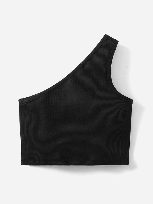 SHEIN Blusa Para Bebé De Un Hombro Para Niña - Quierox - Tienda Online