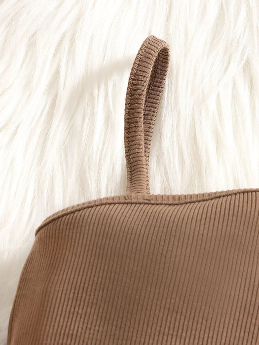 SHEIN Blusa y vestido camisola con estampado de cuadros para niña - Quierox - Tienda Online