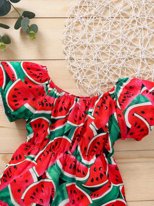 SHEIN Bodis para bebés niñas con estampado de sandia - Quierox - Tienda Online