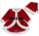 SHEIN Body de manga larga con ribete de felpa y cinturón para bebé niña, ideal para Navidad - Quierox - Tienda Online