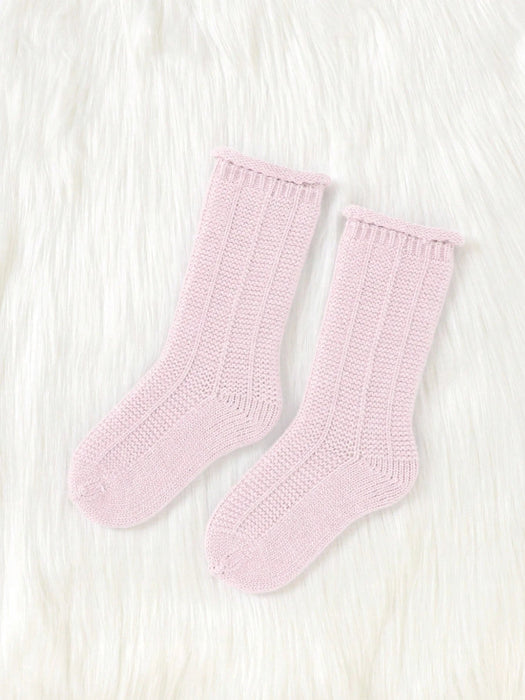 SHEIN Body de punto con detalle de botones para bebé niña, gorro y calcetines sin camiseta - Quierox - Tienda Online