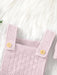 SHEIN Body de punto con detalle de botones para bebé niña, gorro y calcetines sin camiseta - Quierox - Tienda Online