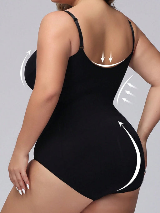 Shein Body moldeador ligero y elástico de talla grande con detalle de lazo - Quierox - Tienda Online