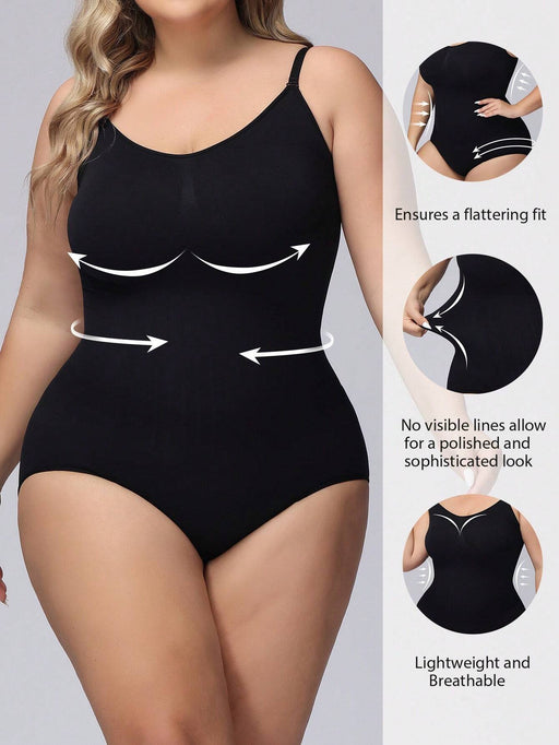 Shein Body moldeador ligero y elástico de talla grande con detalle de lazo - Quierox - Tienda Online