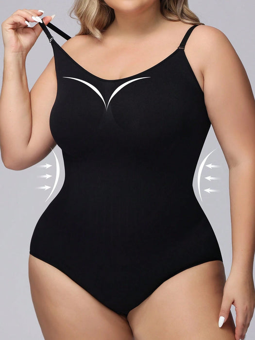 Shein Body moldeador ligero y elástico de talla grande con detalle de lazo - Quierox - Tienda Online