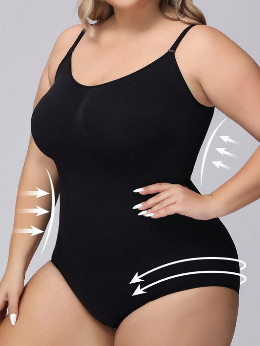 Shein Body moldeador ligero y elástico de talla grande con detalle de lazo - Quierox - Tienda Online