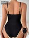 SHEIN Body moldeador sin costuras de color liso con tirantes ajustables para mujer - Quierox - Tienda Online