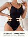 SHEIN Body moldeador sin costuras de color liso con tirantes ajustables para mujer - Quierox - Tienda Online