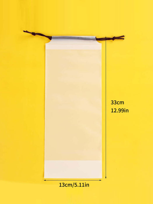 Shein Bolsa de almacenamiento reutilizable con cordón para paraguas, de plástico transparente mate - Quierox - Tienda Online