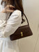SHEIN Bolso baguette con de cerradura de metal, de hombro para mujer - Quierox - Tienda Online