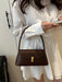 SHEIN Bolso baguette con de cerradura de metal, de hombro para mujer - Quierox - Tienda Online