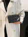Shein Bolso bandolera informal para mujer versátil bolso acolchado con solapa de piel sintética - Quierox - Tienda Online