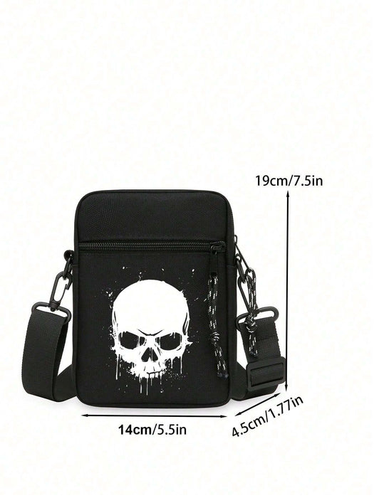 Shein Bolso bandolera pequeño con diseño de calavera, minibolso de hombro pequeño - Quierox - Tienda Online