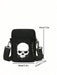 Shein Bolso bandolera pequeño con diseño de calavera, minibolso de hombro pequeño - Quierox - Tienda Online