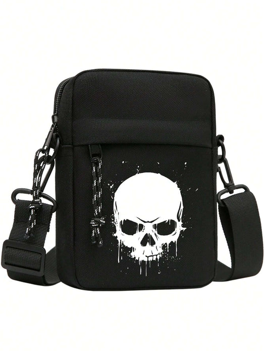 Shein Bolso bandolera pequeño con diseño de calavera, minibolso de hombro pequeño - Quierox - Tienda Online