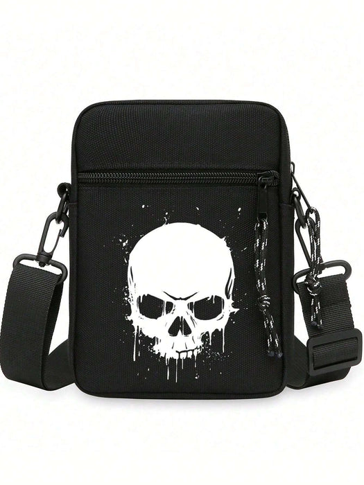 Shein Bolso bandolera pequeño con diseño de calavera, minibolso de hombro pequeño - Quierox - Tienda Online