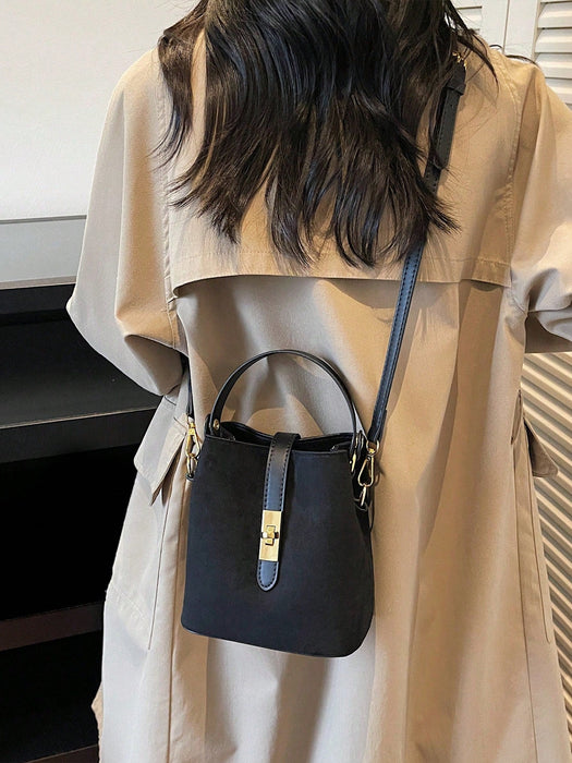 Shein Bolso bandolera tipo cubo informal para mujer - Quierox - Tienda Online