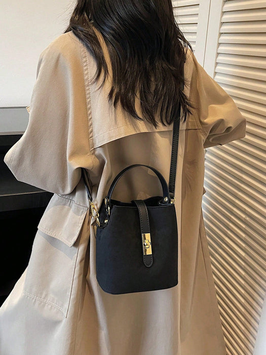 Shein Bolso bandolera tipo cubo informal para mujer - Quierox - Tienda Online