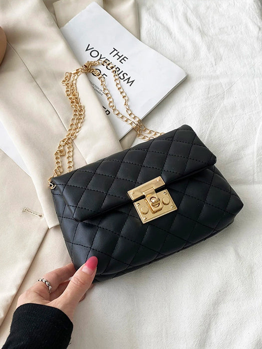 SHEIN Bolso con cadena Acolchado para mujer - Quierox - Tienda Online
