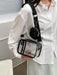 Shein Bolso cruzado transparente de 2 piezas con monedero, bolso cuadrado de PVC, bolso de playa de verano - Quierox - Tienda Online
