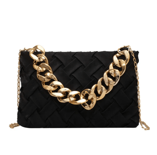 SHEIN Bolso cuadrado con detalle de cadena trenzada - Quierox - Tienda Online