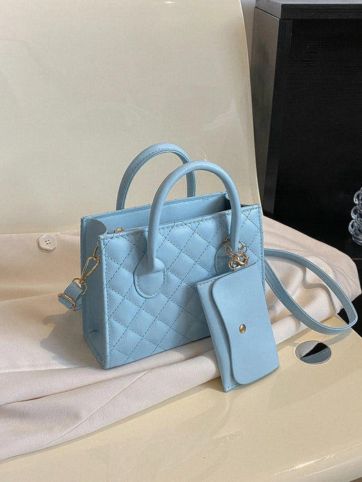 Shein Bolso cuadrado con detalle de costura y monedero - Quierox - Tienda Online