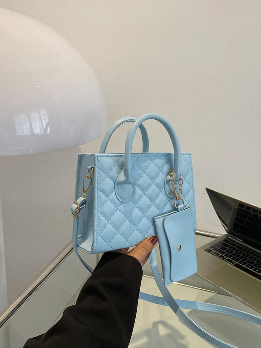 Shein Bolso cuadrado con detalle de costura y monedero - Quierox - Tienda Online
