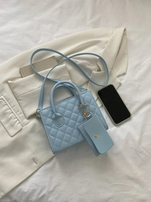 Shein Bolso cuadrado con detalle de costura y monedero - Quierox - Tienda Online