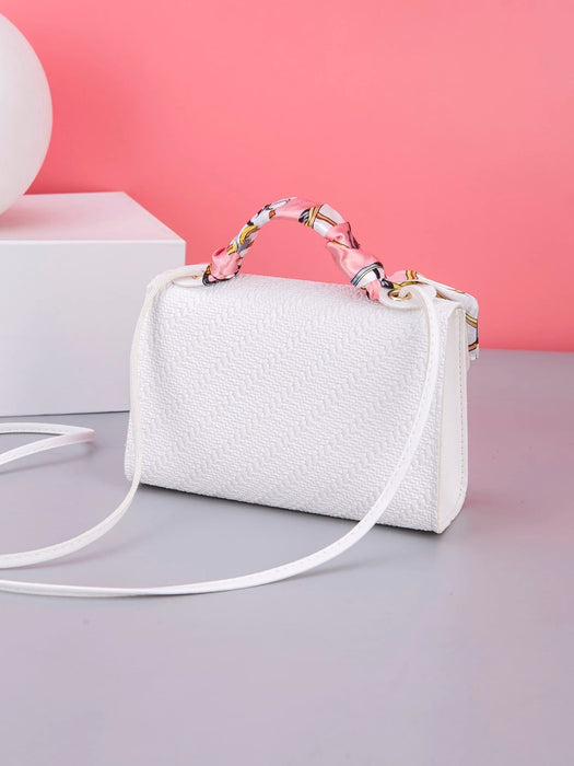 SHEIN bolso cuadrado de mano con patrón trenzado de moda para mujeres - Quierox - Tienda Online