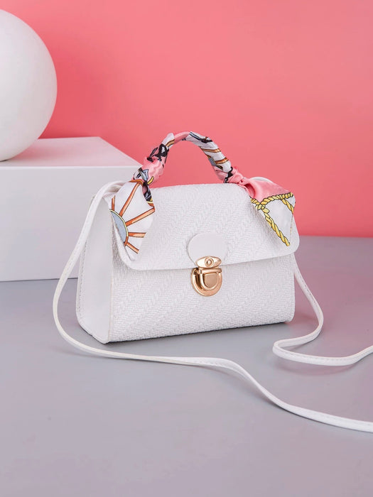 SHEIN bolso cuadrado de mano con patrón trenzado de moda para mujeres - Quierox - Tienda Online