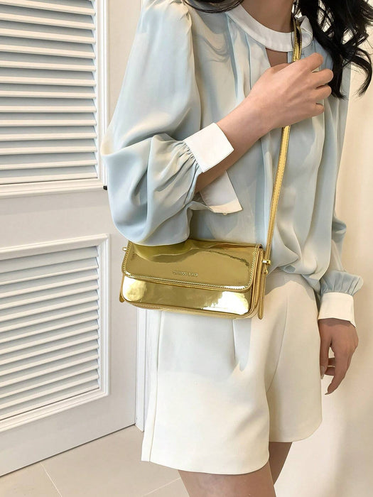 SHEIN Bolso cuadrado mini patentado en color limpio, elegante, moderno - Quierox - Tienda Online