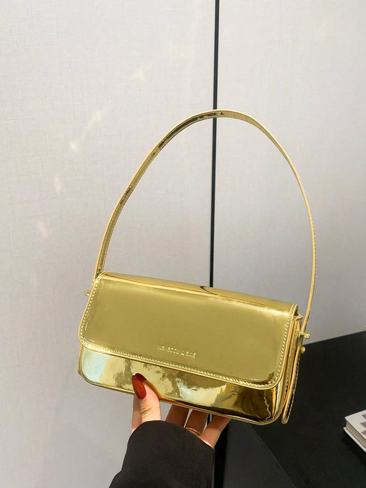 SHEIN Bolso cuadrado mini patentado en color limpio, elegante, moderno - Quierox - Tienda Online