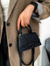 SHEIN Bolso cuadrado pequeño casual con cordón y cierre elegante - Quierox - Tienda Online