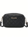 SHEIN Bolso cuadrado pequeño con cremallera y acolchado de rombos, bolso de hombro - Quierox - Tienda Online