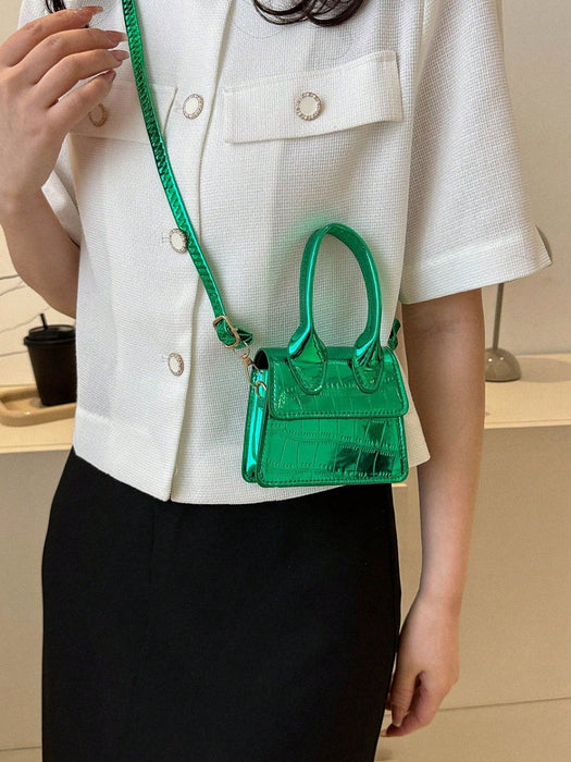 SHEIN Bolso Cuadrado Pequeño Cruzado Versátil De Moda Coreana Para Mujeres - Quierox - Tienda Online