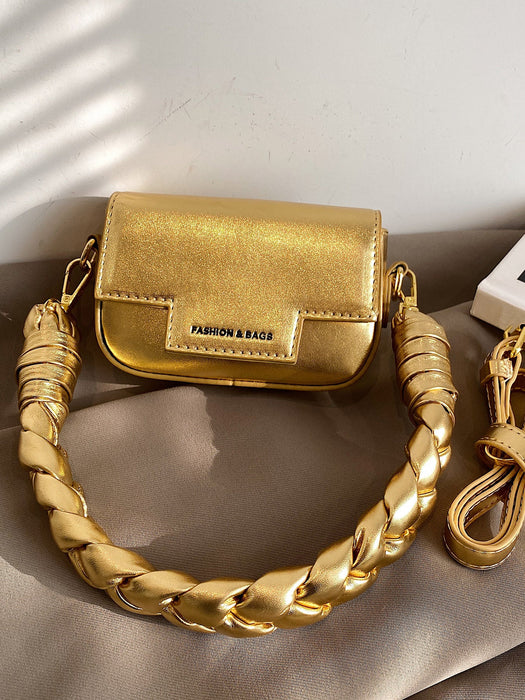 SHEIN bolso cuadrado pequeño de mujer de color caramelo lacado - Quierox - Tienda Online