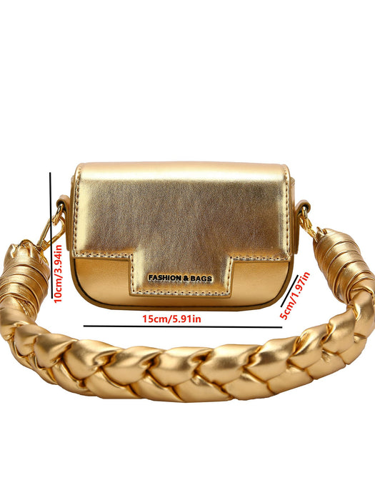 SHEIN bolso cuadrado pequeño de mujer de color caramelo lacado - Quierox - Tienda Online